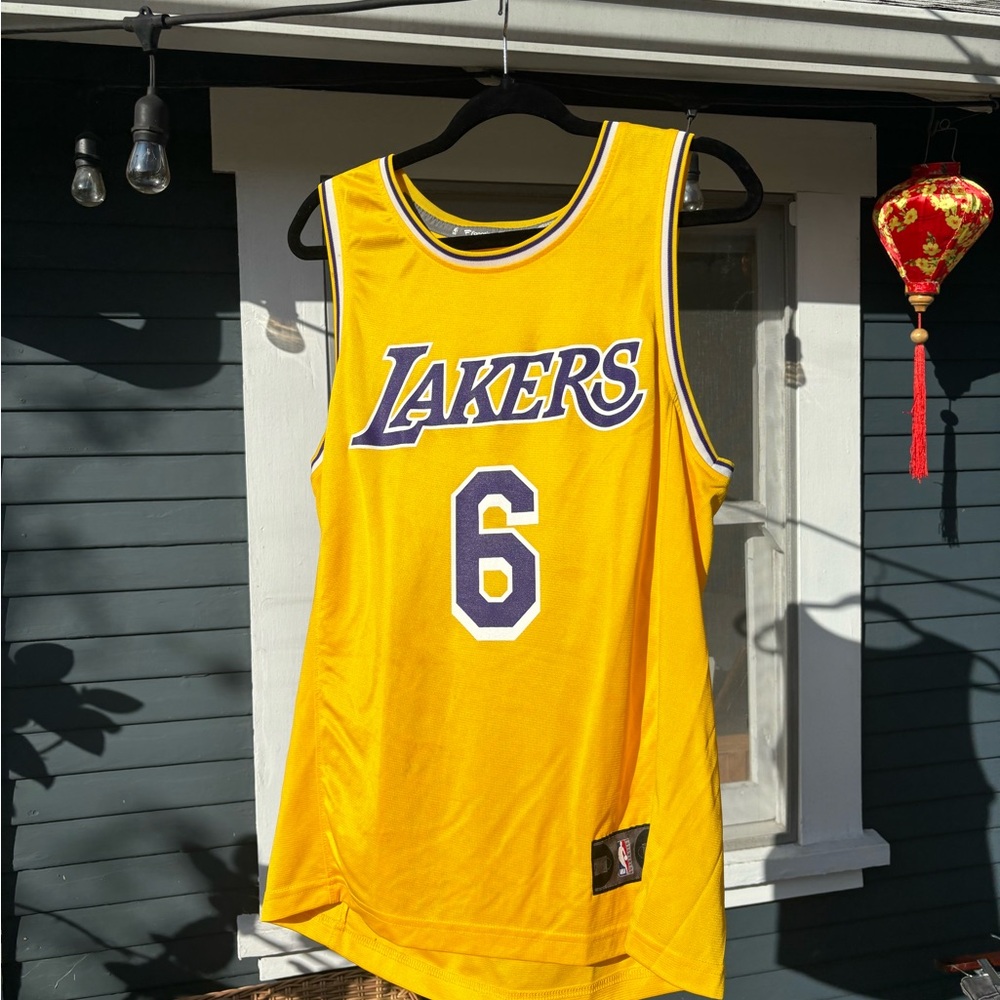 Yellow Lakers Basketball Jersey